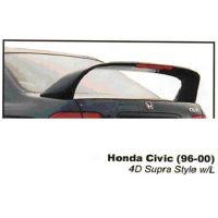 Spoiler Civic 96-00 4D Supra Style with led