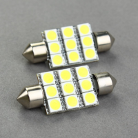 2 Λευκά 9-SMD LED