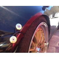 Quick Release Fasteners for front bumpers, rear bumpers Green