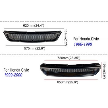 Πλαστική Μάσκα CIVIC 99-00 TYPE-R