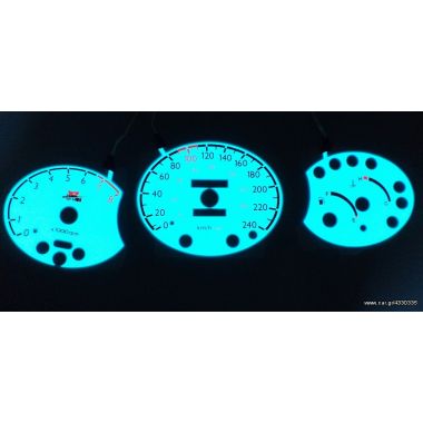 Λευκά όργανα φωτιζόμενα Hyundai Tiburon 97+