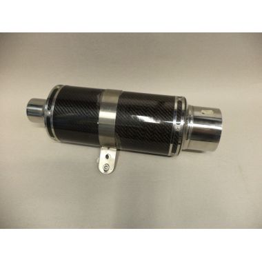 Τελικό καζανάκι real carbon/ασημένια μπούκα