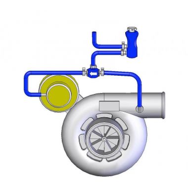 Ρυθμιστής πίεσης turbo μπλέ