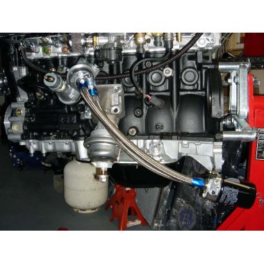 Αντάπτορας αλλαγής θέσης φίλτρου λαδιού silver